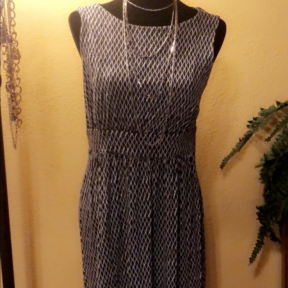 Joe fresh black and white dress